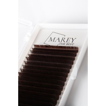 MAREY Dunkle Schokolade Wimpernextensions B | C | CC Curl – Mixbox