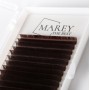 MAREY Dunkle Schokolade Wimpernextensions B | C | CC Curl – Mixbox