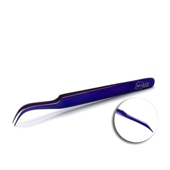 Tweezers for eyelash extensions Purle Plasma Coating №03