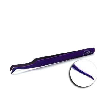 Tweezers for eyelash extensions Purle Plasma Coating №02