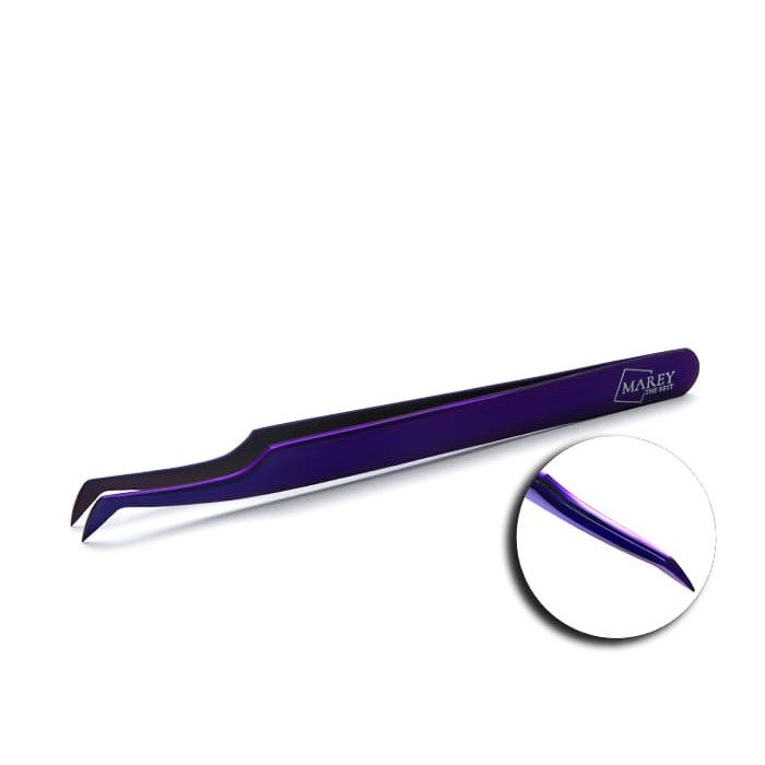 Tweezers for eyelash extensions Purle Plasma Coating №02