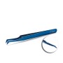 Tweezers for eyelash extensions Blue №02