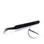 Tweezers for eyelash extensions Black №03