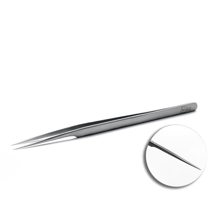 Pinzette für Wimpernverlängerungen (lang und schmal) Nr. 01