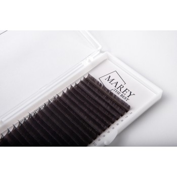Colored lashes Gray mix 7-12 (Curl: B; C; CC)