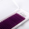 Bunte Wimpern Lila MIX 7-12 (Locken: B; C; CC)