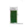 Colored lashes Green mix 7-12 (Curl: B; C; CC)
