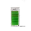 Bunte Wimpern Neon-grüne MIX 7-12 (Locken: B; C; CC) 