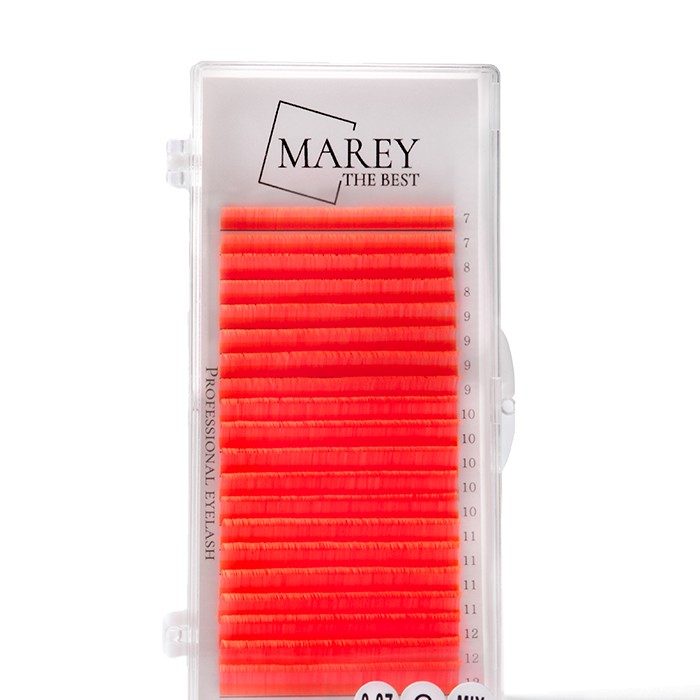 Bunte Wimpern Neonrot MIX 7-12 (Locken: B; C; CC) Bunte Wimpern Neonrot MIX 7-12 (Locken: B; C; CC)