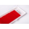 Colored lashes Red mix 7-12 (Curl: B; C; CC)