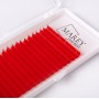 Bunte Wimpern Rot MIX 7-12 (Locken: B; C; CC)