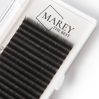MAREY Dunkle Schokolade Wimpernextensions B | C | CC Curl – Einzellängen